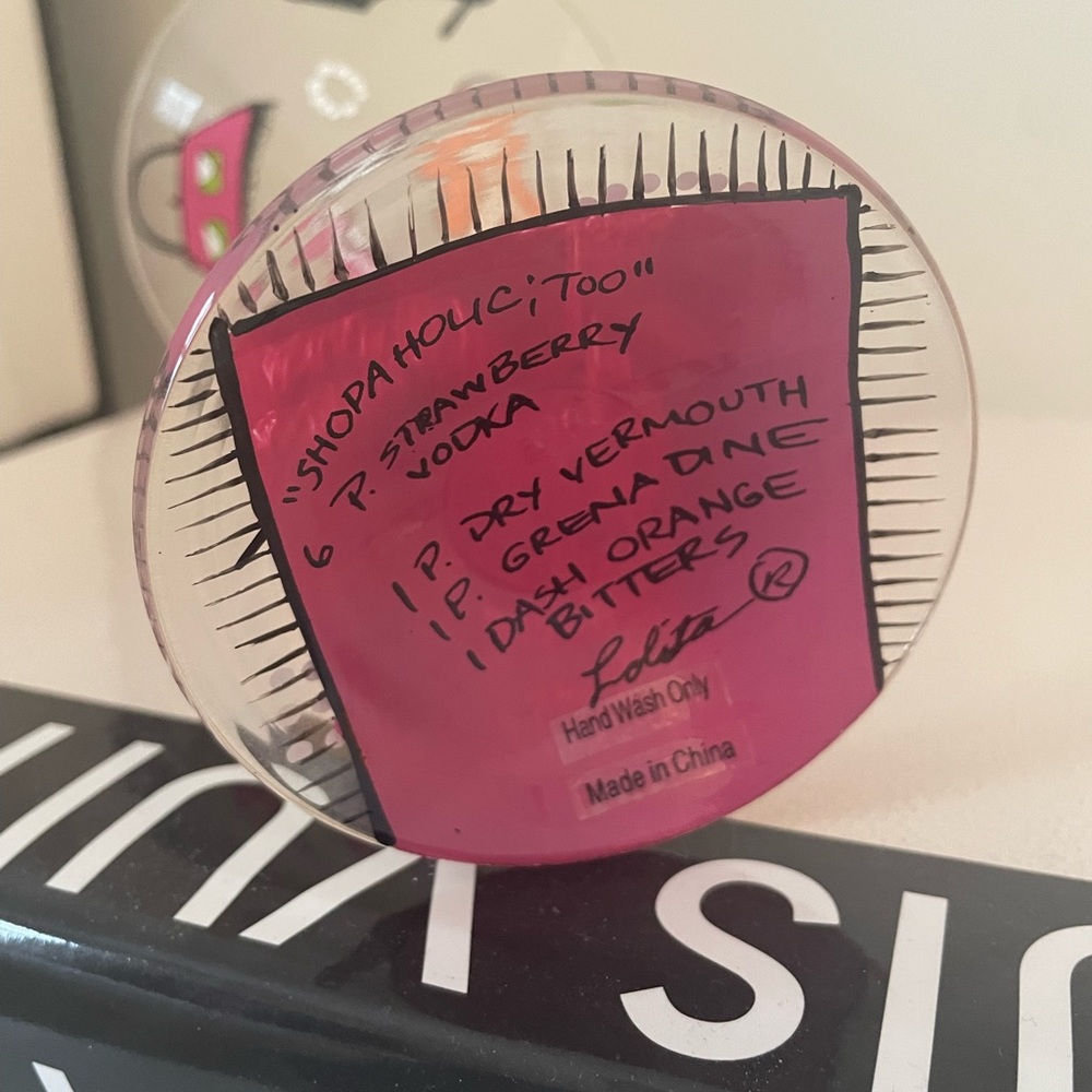 Lolita Shopaholic Martini Glass